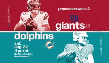 New York Giants. vs. Dolphins: Live coverage, injury updates, highlights