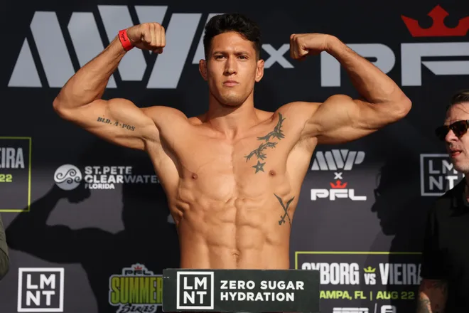 Gino van Steenis  - PFL Tampa ceremonial weigh-ins