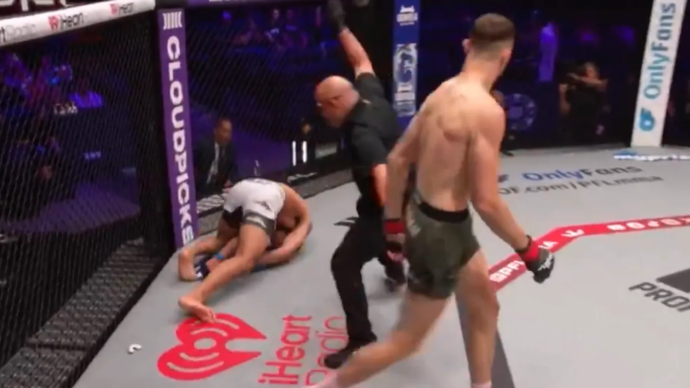 PFL Tampa video: Eoin Sheridan's brutal knee creates insane KO