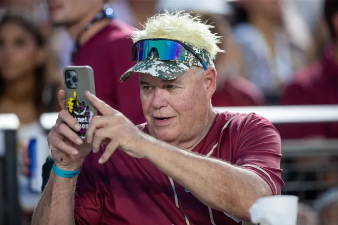 Florida State fans cheer on the Seminoles as they defeat New Mexico State in the first home game of the season on Saturday, Aug. 29, 2026.