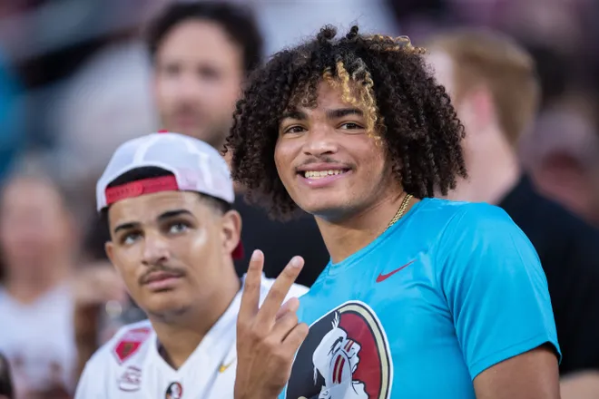Florida State fans cheer on the Seminoles as they defeat New Mexico State in the first home game of the season on Saturday, Aug. 29, 2026.