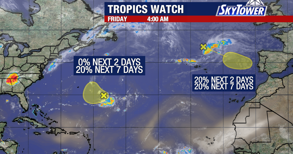 Tropics remain quiet as disturbance develops near Bermuda