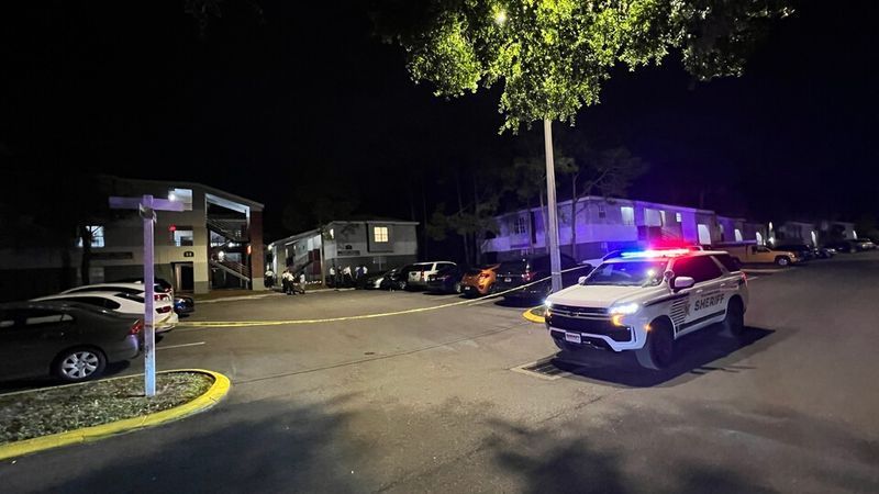 Authorities gather at the scene of a deadly shooting on April 19, 2023. (Photo: Hillsborough County Sheriff's Office)