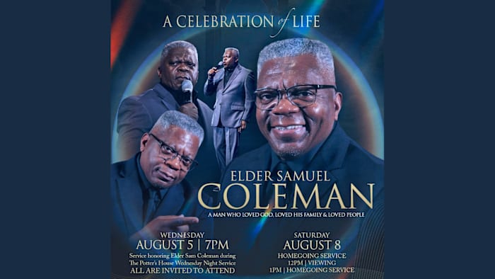 Funeral services set for longtime Potter’s House leader killed in crash on way to Sunday service