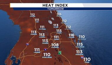 Extreme heat warning issued for parts of Central Florida