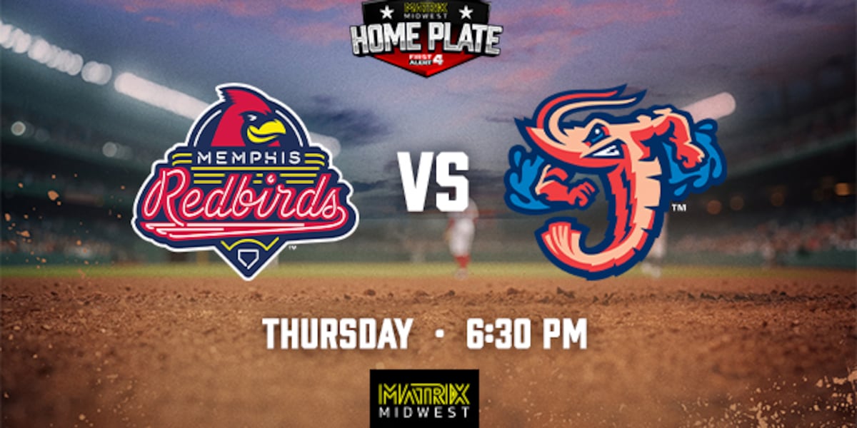 Watch the Memphis Redbirds face the Jacksonville Jumbo Shrimp on Matrix Midwest!