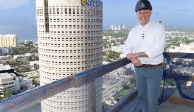Tampa's tallest residential tower reaches full height