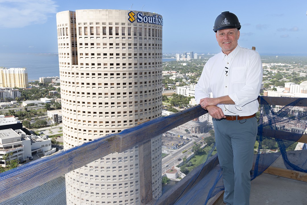 Tampa's tallest residential tower reaches full height