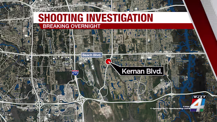 Man in critical condition after Southside shooting; JSO searching for 2 suspects