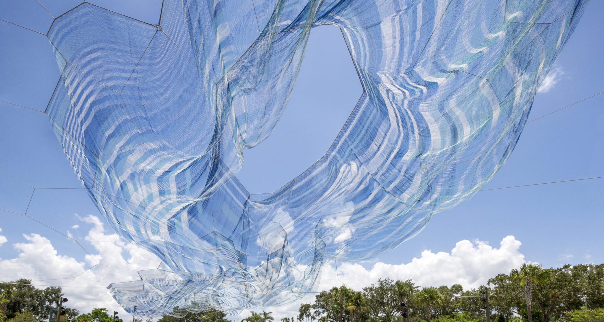 The future of The Pier’s ‘net’ sculpture is blowin’ in the wind