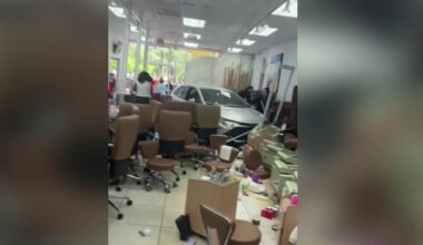 Car crashes into occupied Miami nail salon; no injuries reported – NBC 6 South Florida