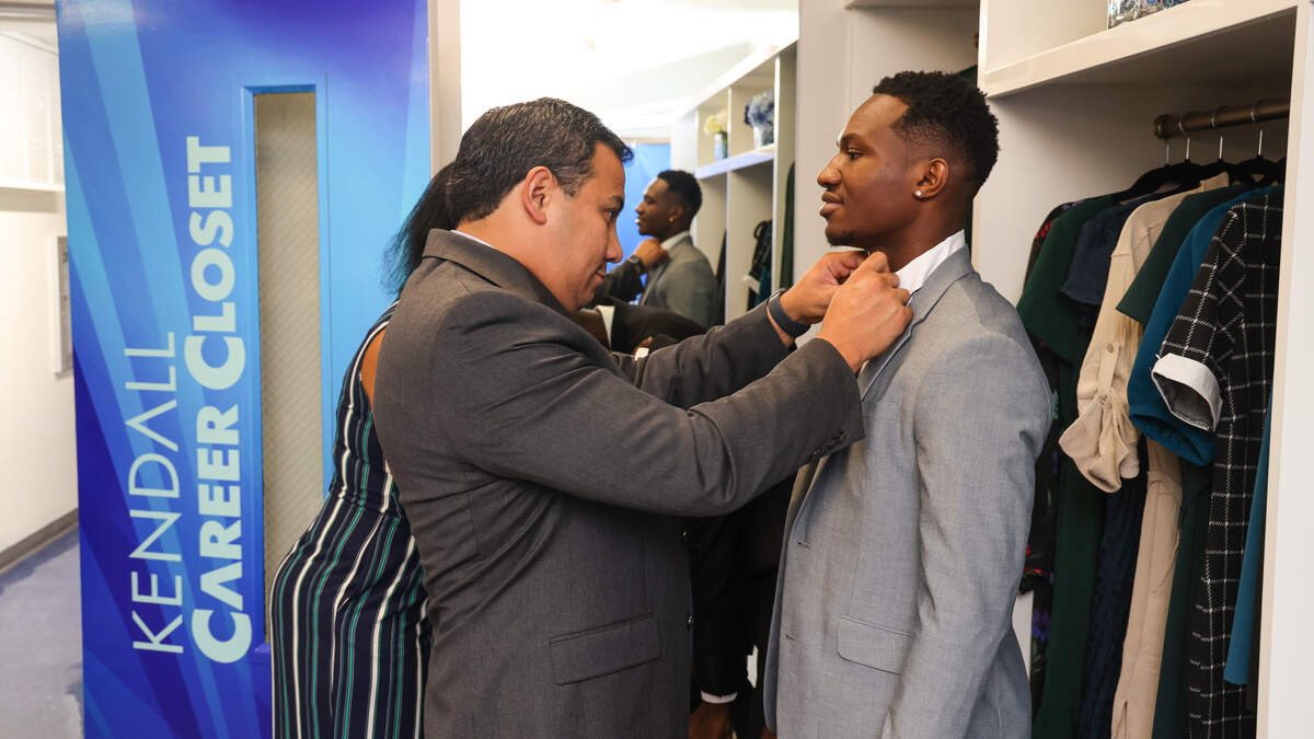 Miami Dade College gives free professional attire to students