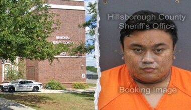 Florida middle school teacher charged with messaging former student