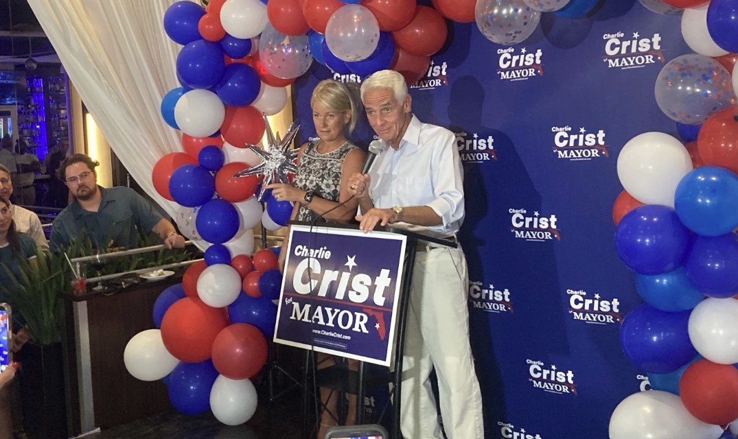 Crist wins big over Welch, but the mayor’s race will go to a runoff