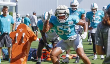 Ten Miami Dolphins player on the roster bubble in 2026