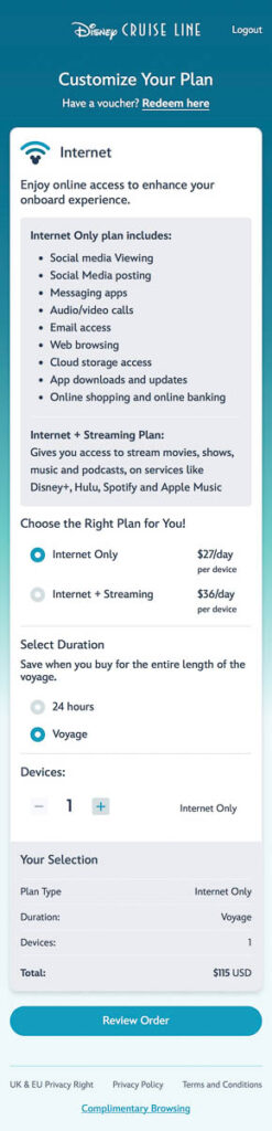 Destiny Internet Plans Internet Only Voyage