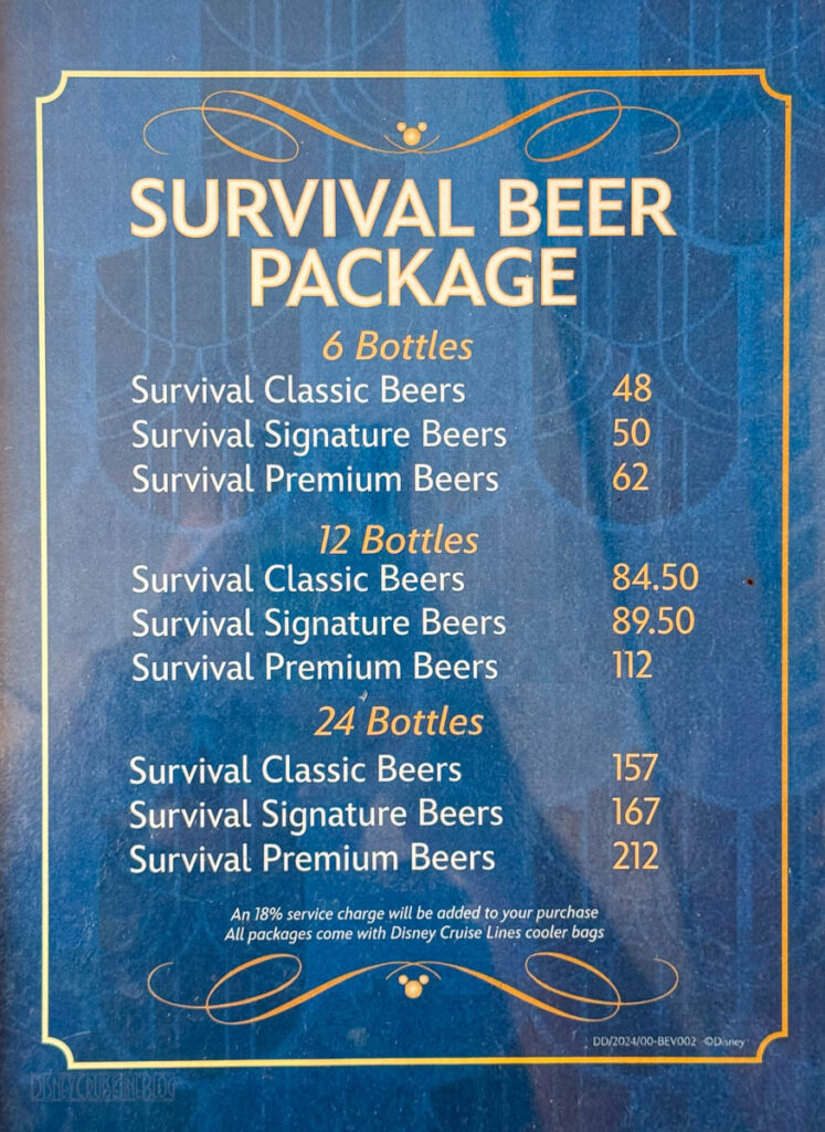 Destiny Survival Beer Packages