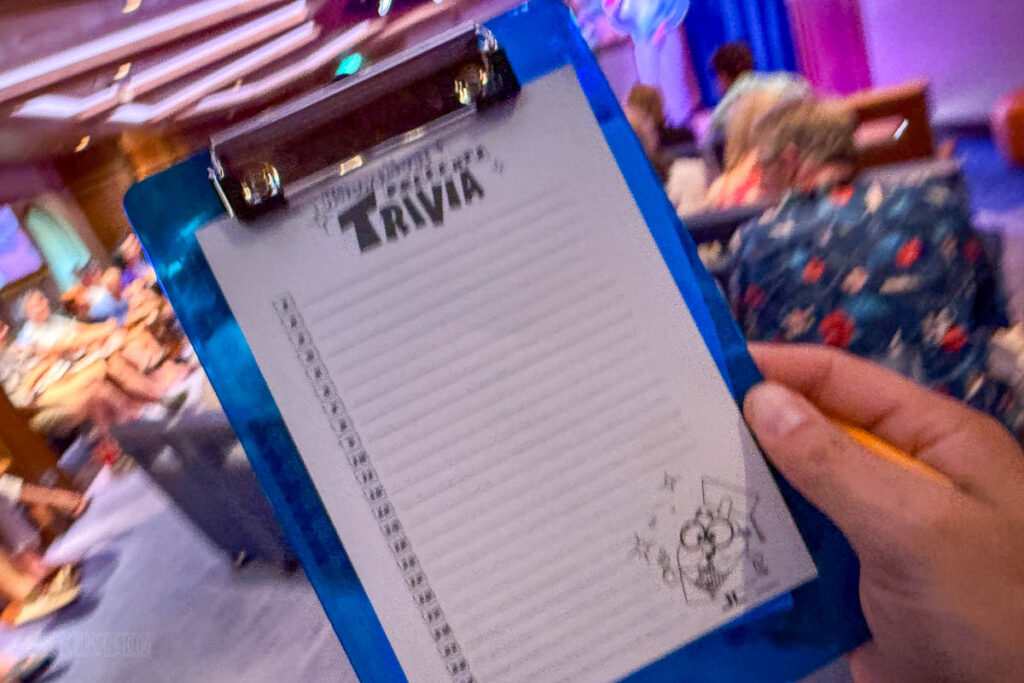 Destiny Triton Lounge Trivia Clipboards