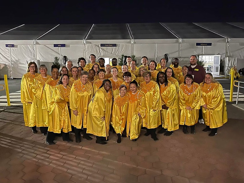 The Winter Garden Community Choir has performed at the Disney Candlelight Processional at Epcot.