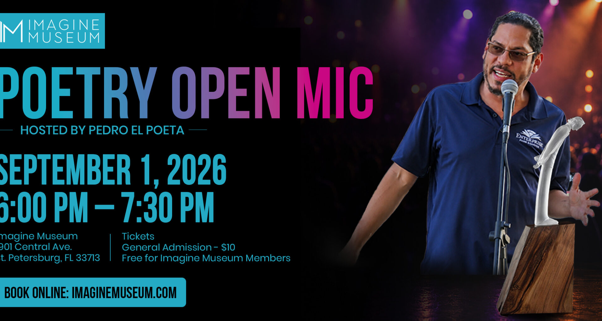 ️ Open Mic Poetry Night with Pedro el Poeta