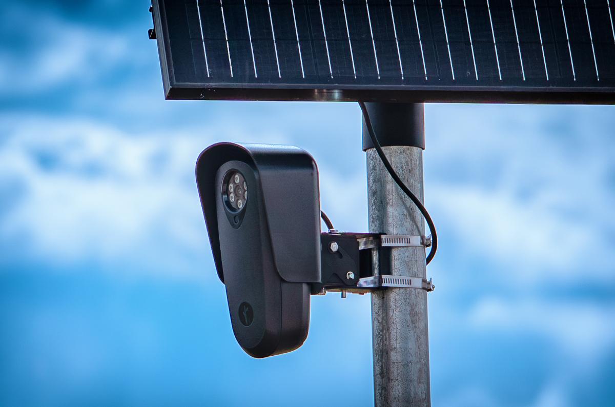 A photo of a Flock camera.