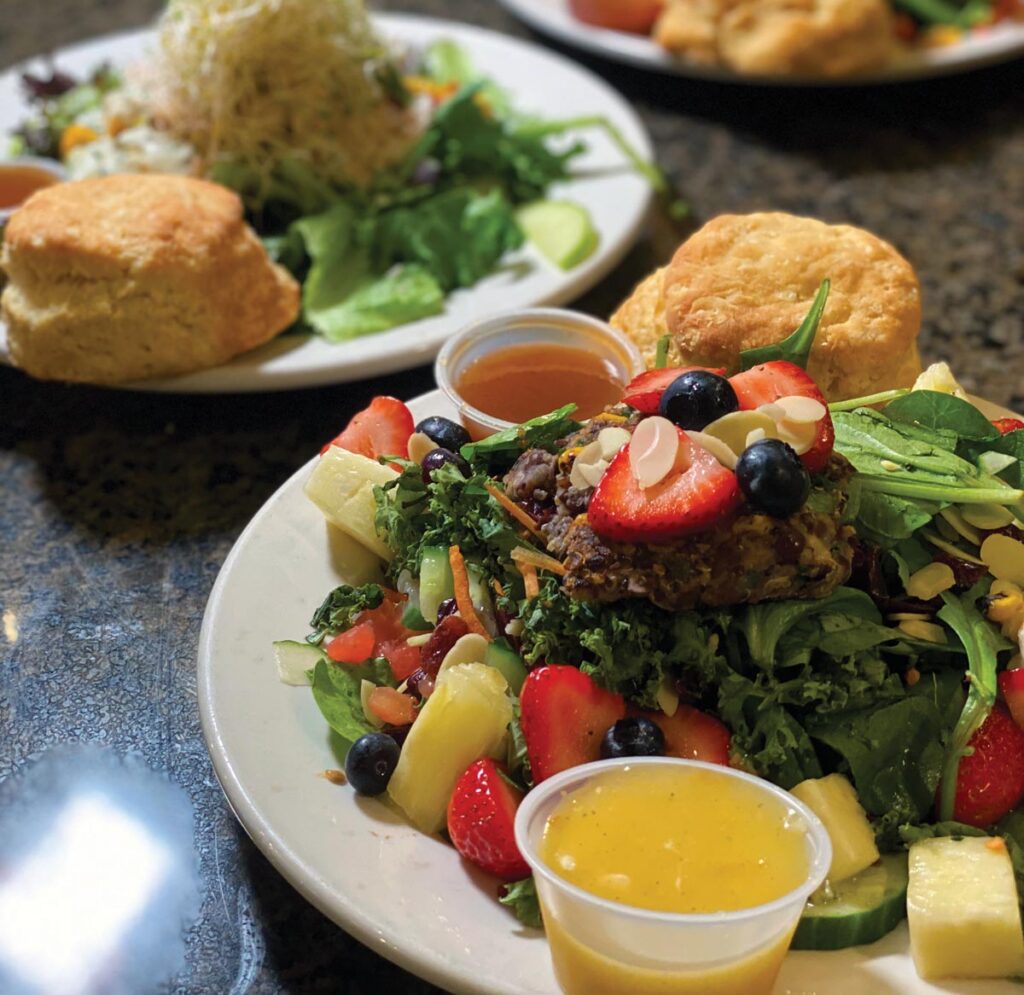 Fresh ingredients and colorful, feel-good dishes make every plate live up to the name at Berry Fresh Café. Photo courtesy of Berry Fresh Café