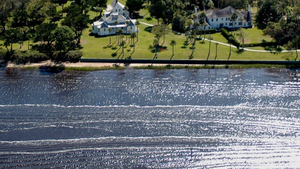 The Fort George River, where red tide has been detected.