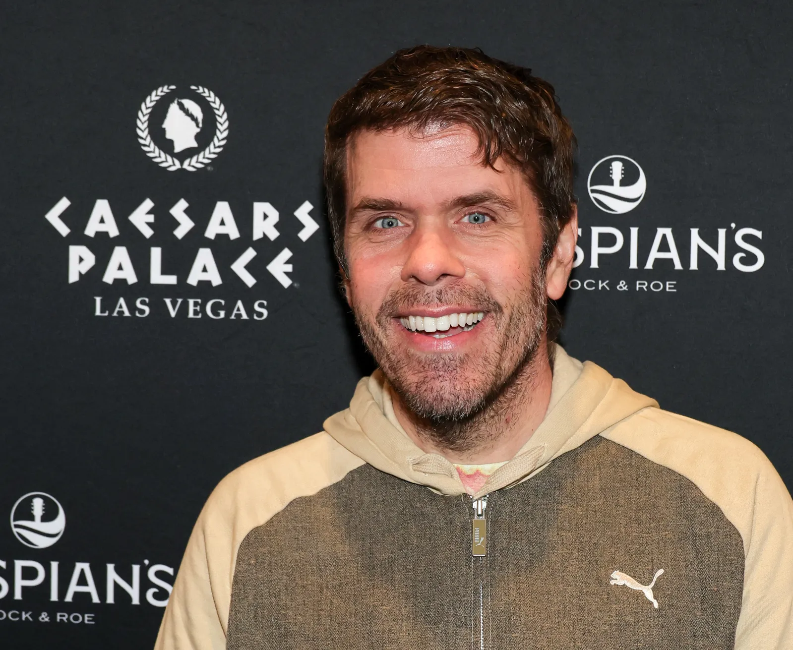 Perez Hilton attends the grand opening of Caspian's Cocktails & Caviar at Caesars Palace on January 10, 2025, in Las Vegas.
