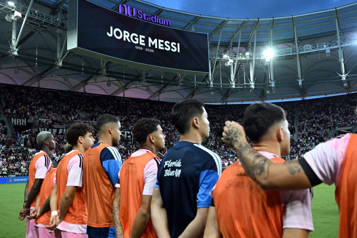 Inter Miami honors Messi’s late father, Jorge, with pregame tribute, De Paul goal celebration