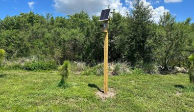 USF flood monitoring camera installed at Clam Bayou
