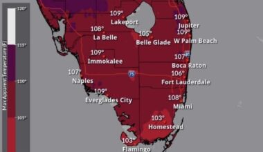 Major heat risk Sunday across portions of South Florida