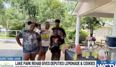 Something Good: Lake Park Rehab gives deputies lemonade and cookies