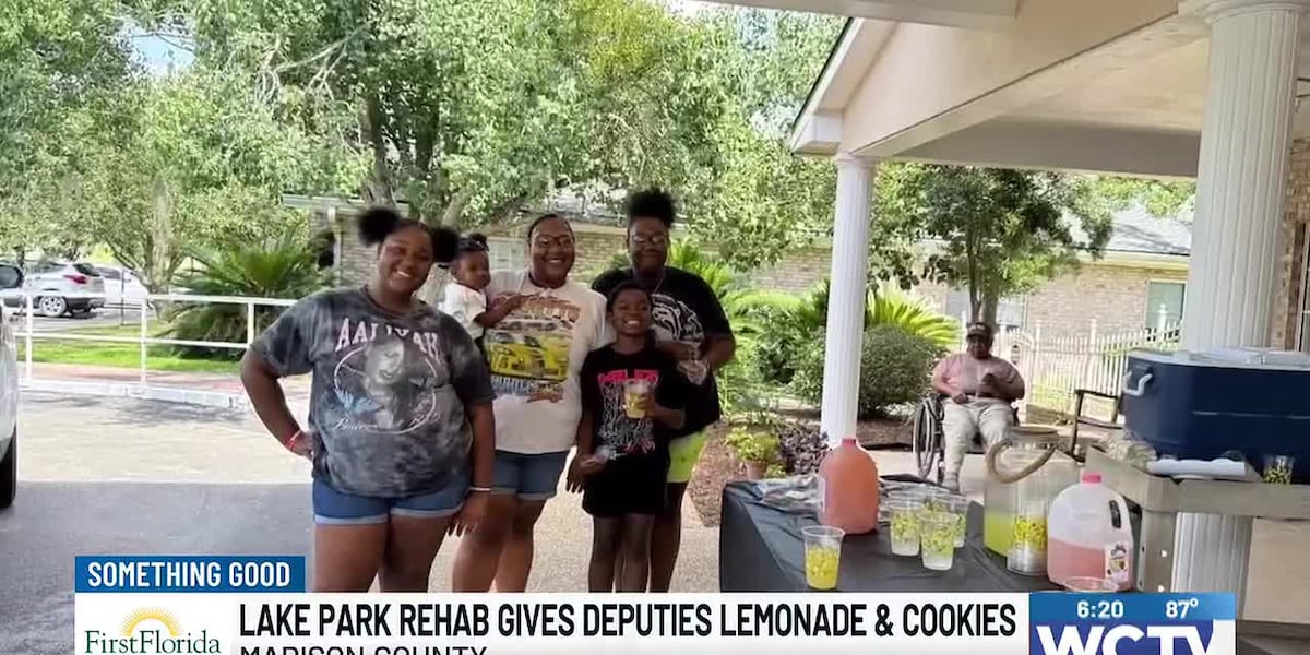 Something Good: Lake Park Rehab gives deputies lemonade and cookies