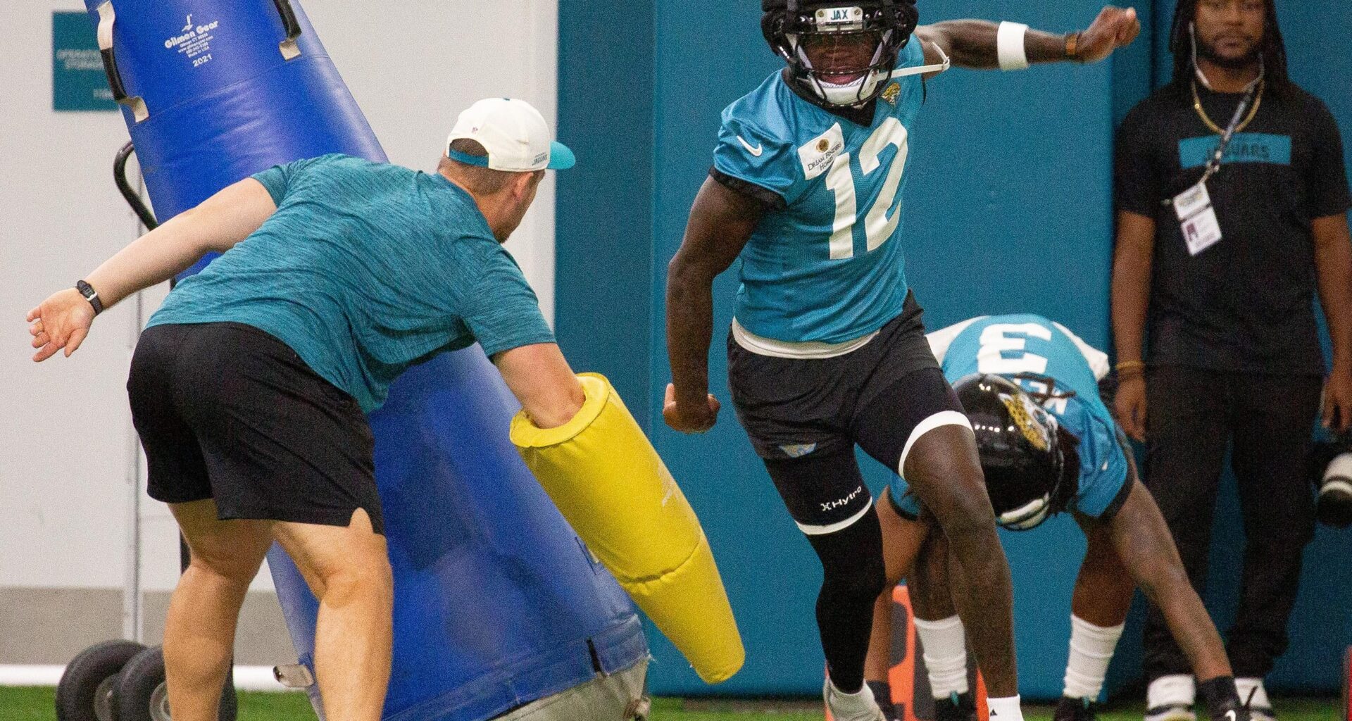 Jags 2-way player Hunter returns after injury cuts short rookie year