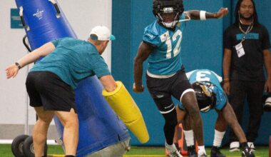 Jags 2-way player Hunter returns after injury cuts short rookie year
