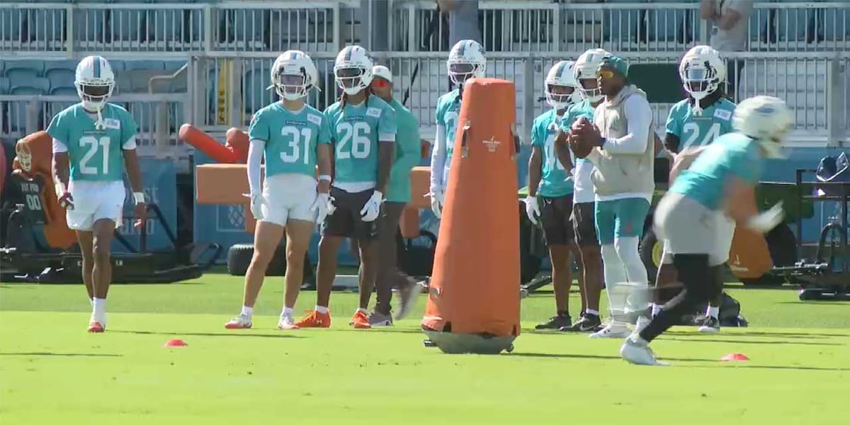 Miami Dolphins wrap up training camp ahead of Friday's preseason finale against Atlanta Falcons