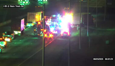 Fatal crash blocked all northbound lanes of I-95 at SR-9B