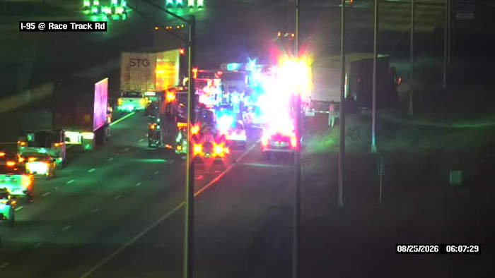Fatal crash blocked all northbound lanes of I-95 at SR-9B