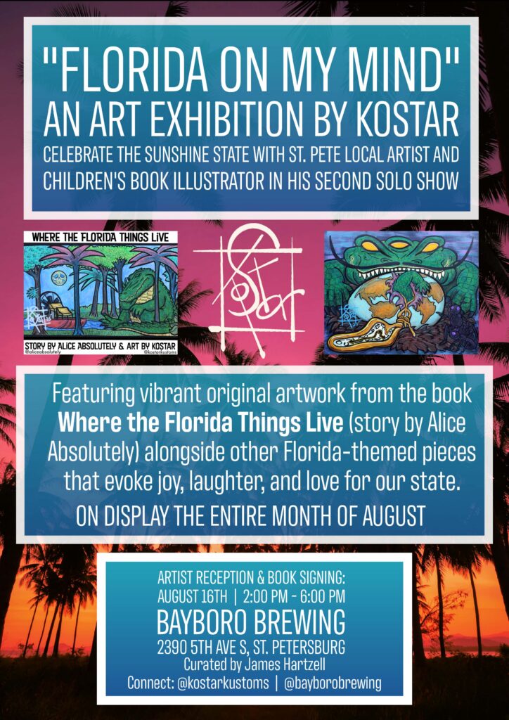 Kostar's Art Show & Book Signing at Bayboro Brewing
