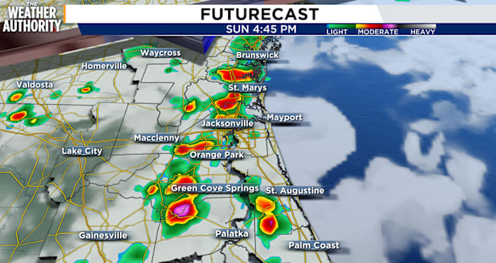 Scattered storms, localized flooding threat expected across Northeast Florida, Southeast Georgia