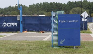 Ogier Gardens staff raise concerns over UNF construction