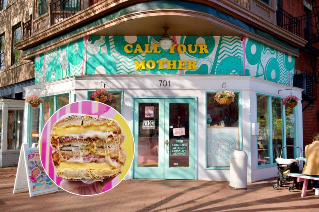 Call Your Mother Capitol Hill Shop and Bacon Sun City sandwich