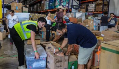 GEM coordinates Colombia earthquake relief from Doral