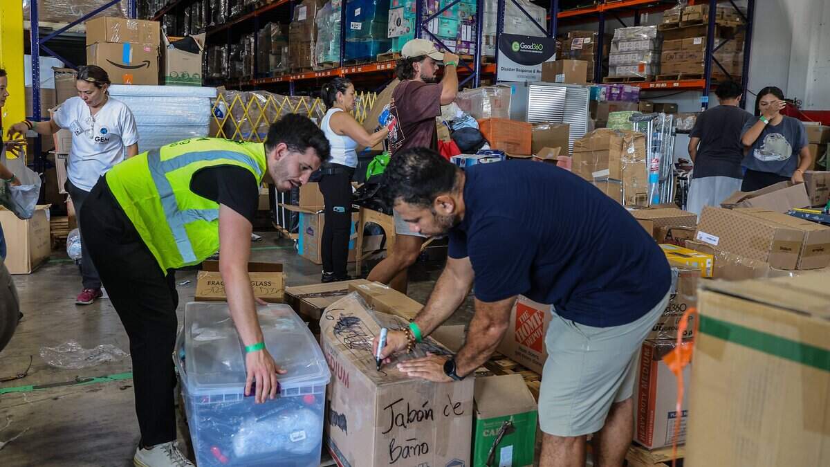 GEM coordinates Colombia earthquake relief from Doral