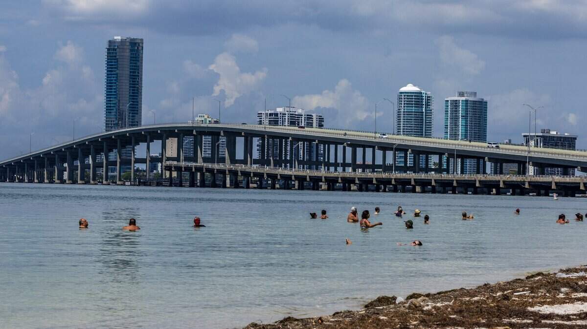 Miami may hit the upper-90s and feel like 112 today