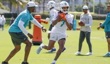 How WR Caleb Douglas navigates highs, lows of training camp