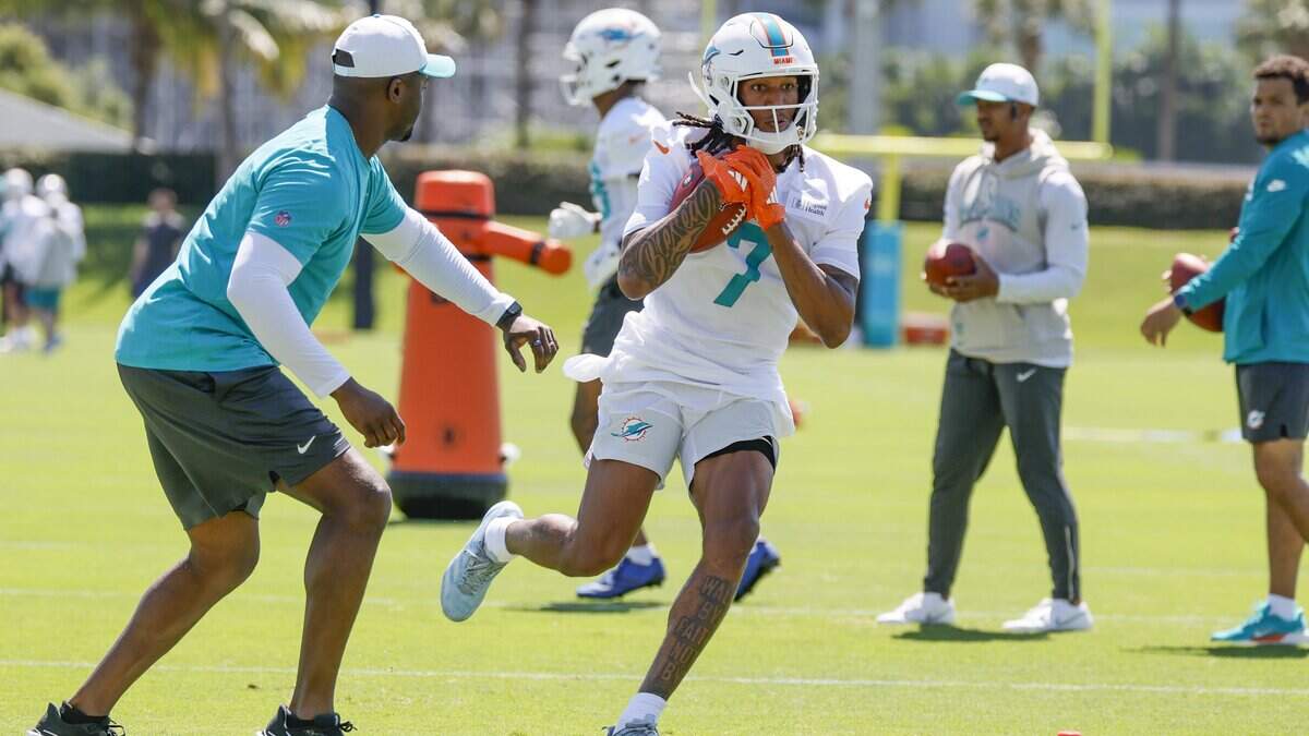 How WR Caleb Douglas navigates highs, lows of training camp