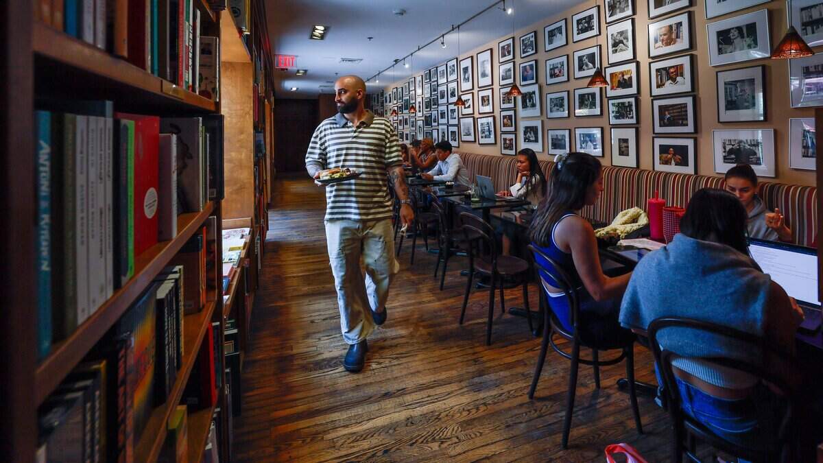 General Manager Jonah Kaplan, has created a new menu at The Café at Books & Books in Coral Gables, Florida, on Tuesday, August 4, 2026.