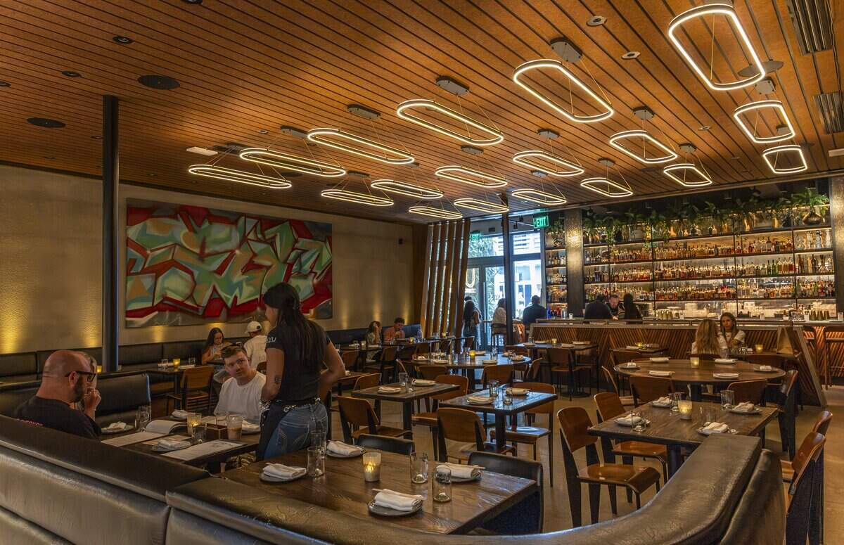 A general view of KYU's dining area on Wednesday, Aug. 26, 2026, in Miami, Fla.