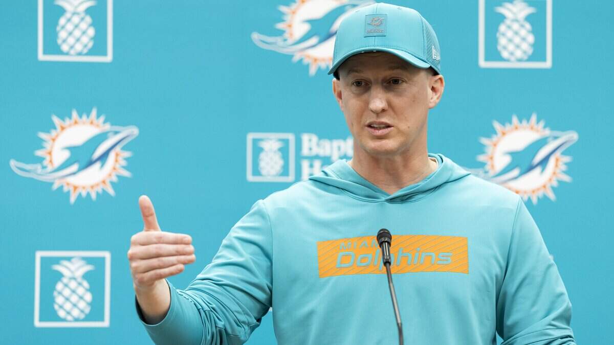 Dolphins add WR. And Slowik’s thoughts and a Marlins visit